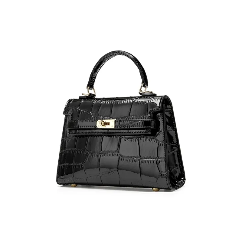 JOSINY PU Handbag Women's Black/Ecru-1