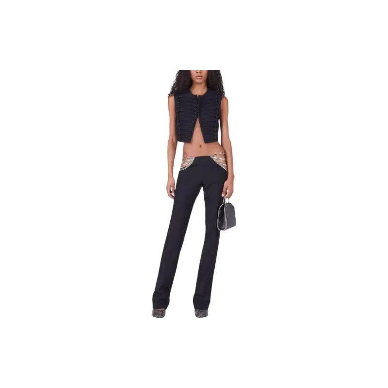 Stella McCartney FW23 Casual Pants Women's Black-1