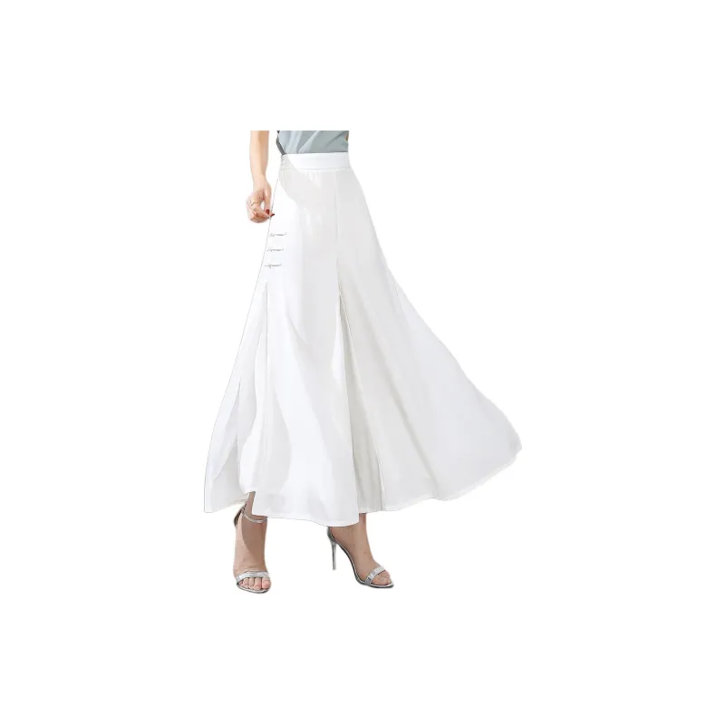 Mo Han Yi Mei Casual Pants Women's White-3