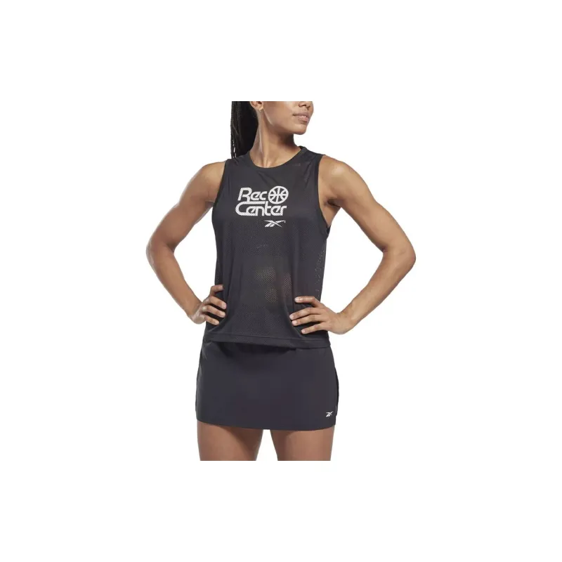 Reebok WOR MESH JERSEY T-Shirt Women's Black-2