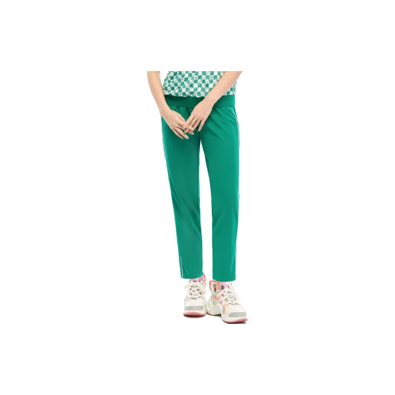 XII BASKET Casual Pants Women's Green-2