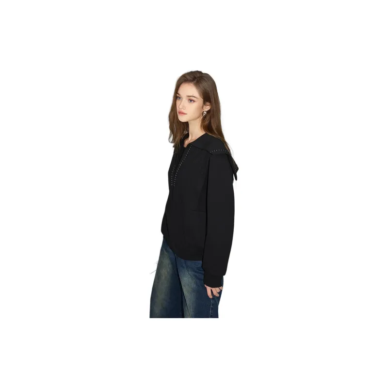 Bethine Sweatshirt Women's Black-3