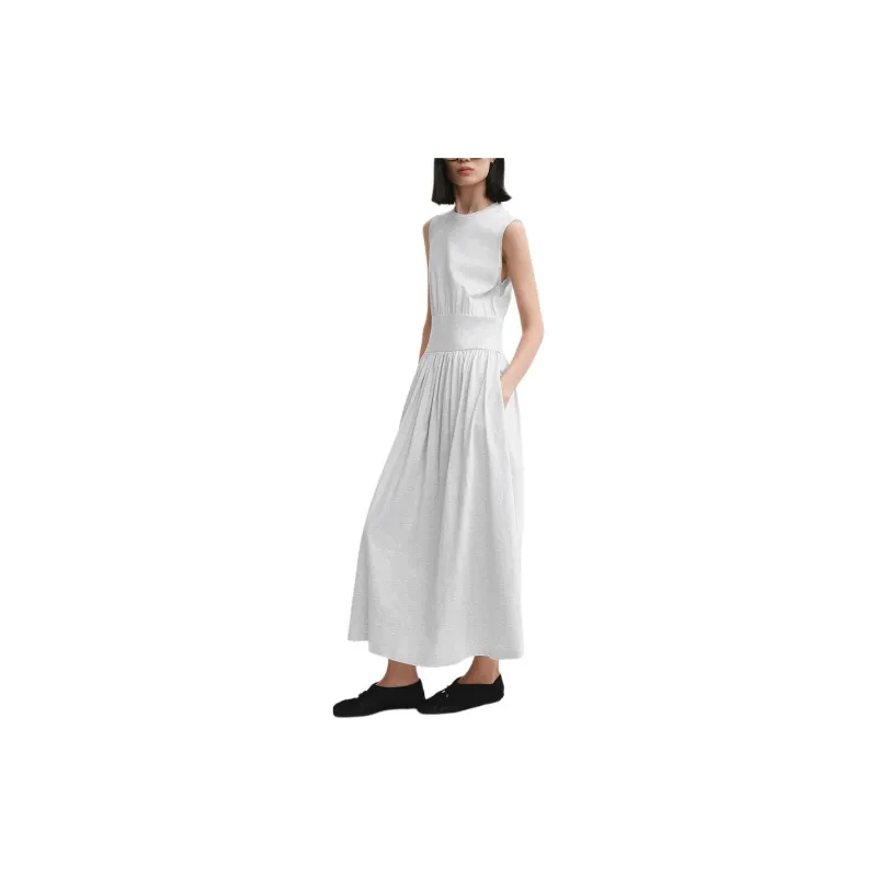 TOTEME Mélange effect Jersey Midi Dress-3