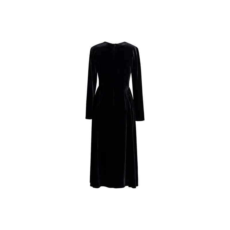 ROEYSHOUSE Long Sleeved Dresses Women's Black-1