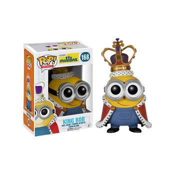 Funko POP! Collection Movies Minions King Bob 9.5cm Chibi Figures