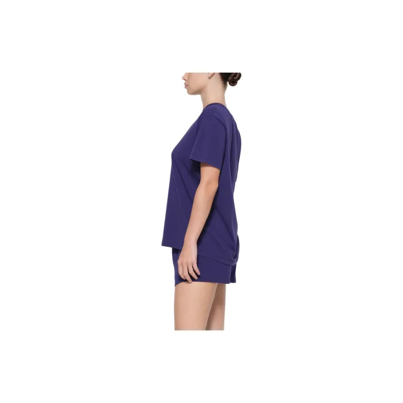 SKIMS BOYFRIEND LOOSE BOXER Casual Shorts Women's Concord/Harmony Purple-3