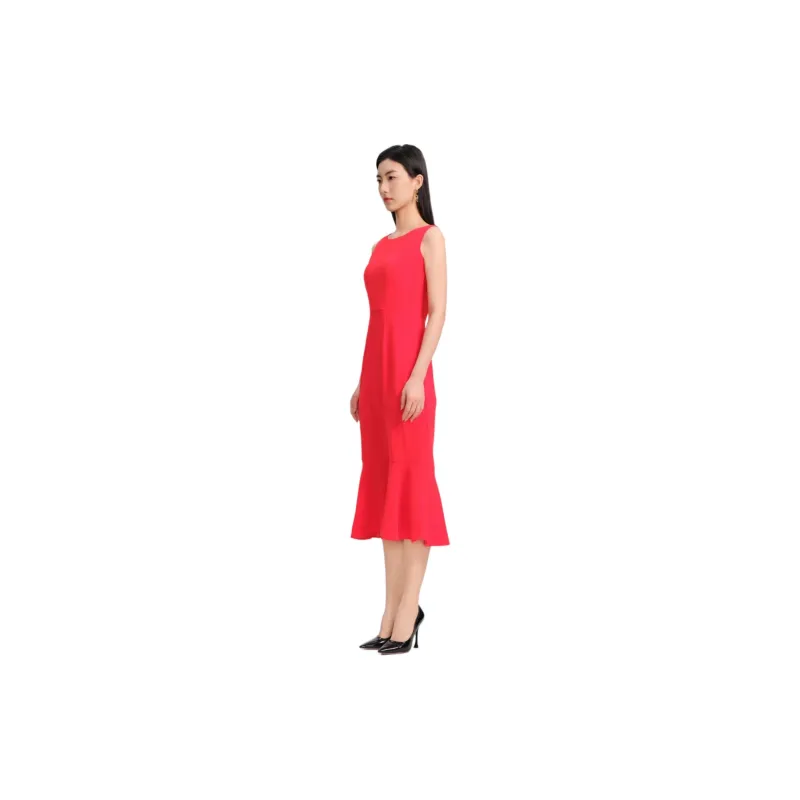 Blood Glitter Sleeveless Dress Women's Red-1