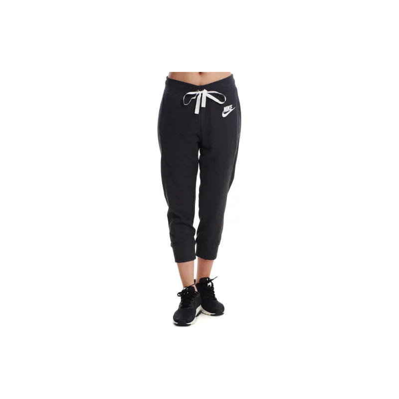 Nike Women'ss Letter Logo Knit Sweatpants 'Black/Gray'-5