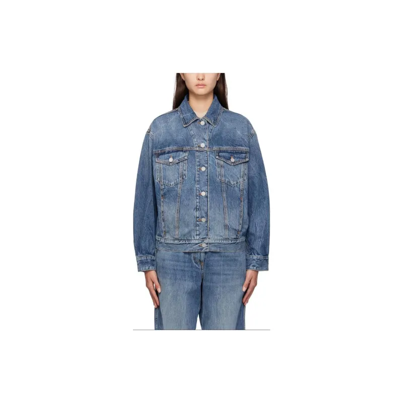 PALM ANGELS Jackets Coats Women's Blue-1