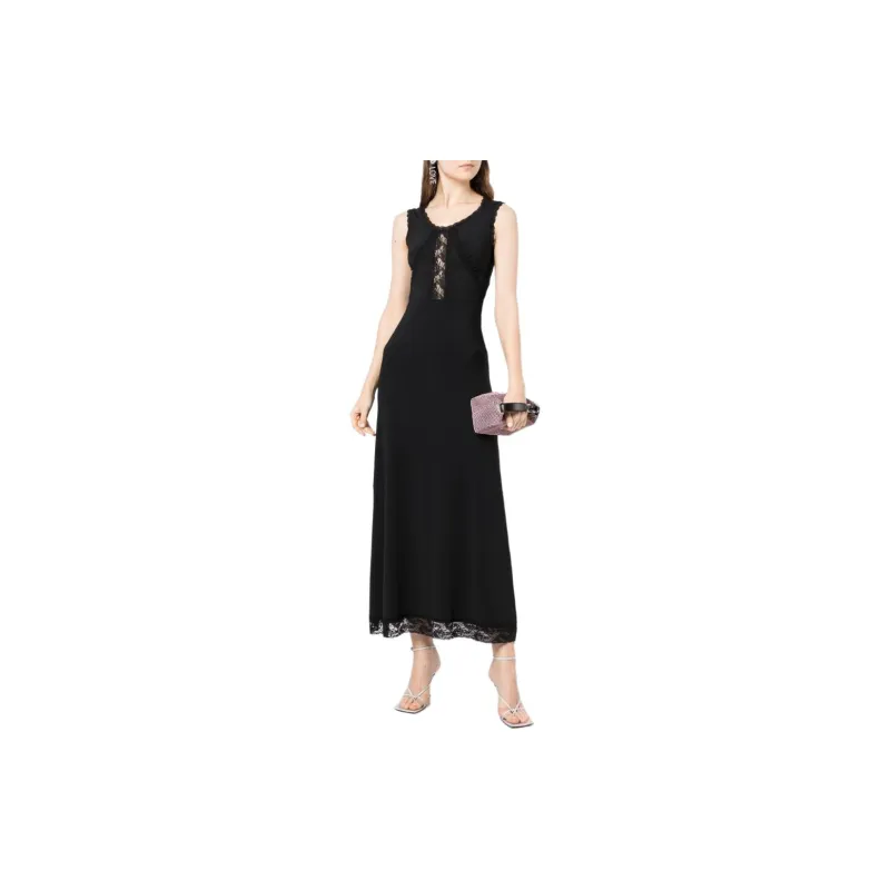 NATASHA ZINKO Lace trimmed Midi Dress-1