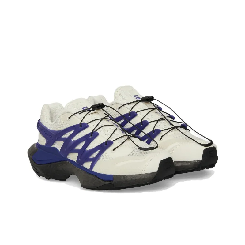 SALOMON XT PU.RE ADVANCED Anti Slip Wear Resistant Low Top Running Shoes Unisex White Purple-2