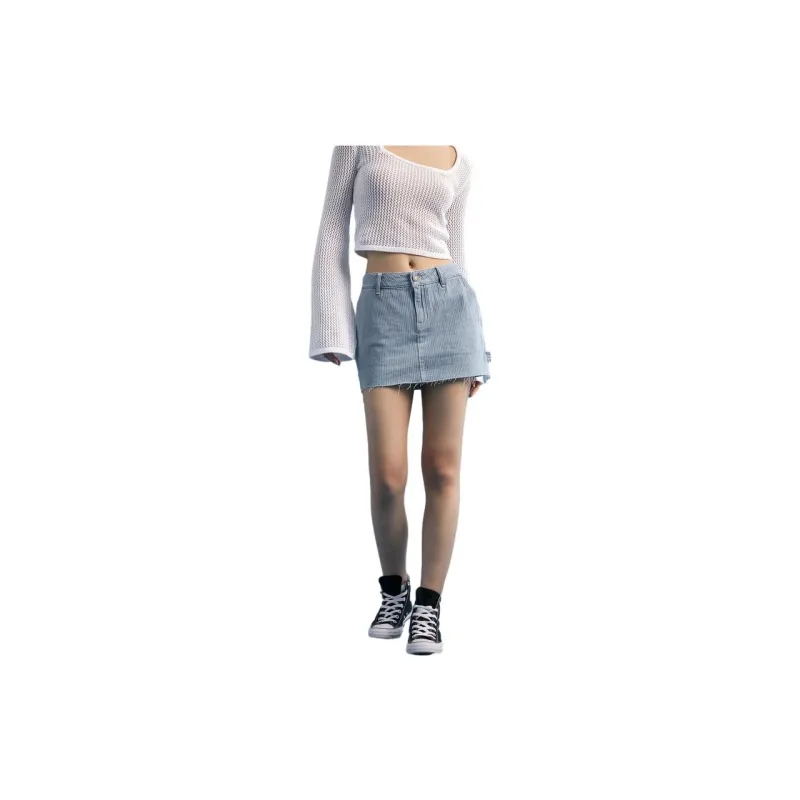Hollister Casual Short Skirts Women's Light Blue-1