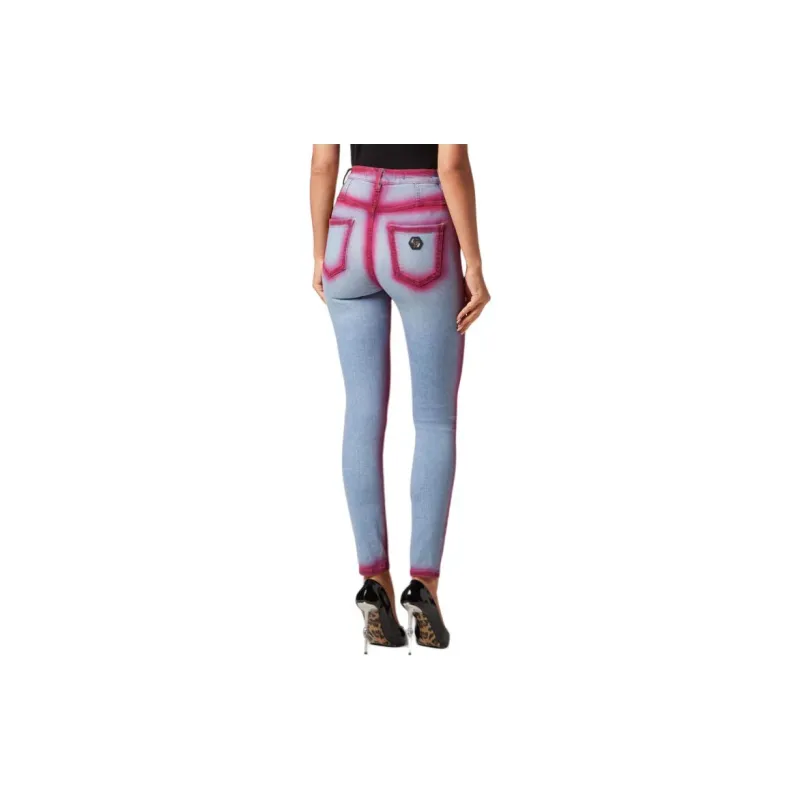 PHILIPP PLEIN Super Fluo High rise Jeggings-3
