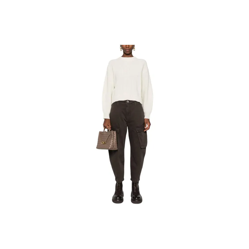 PINKO Wide Leg Cargo Trousers-1