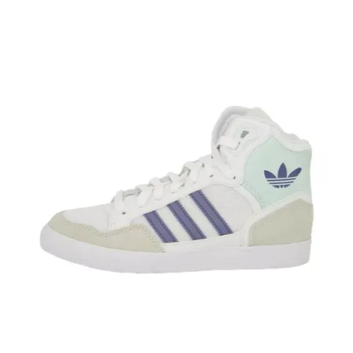 Adidas Originals EXTABALL Tennis Shoes Women's High-Top White