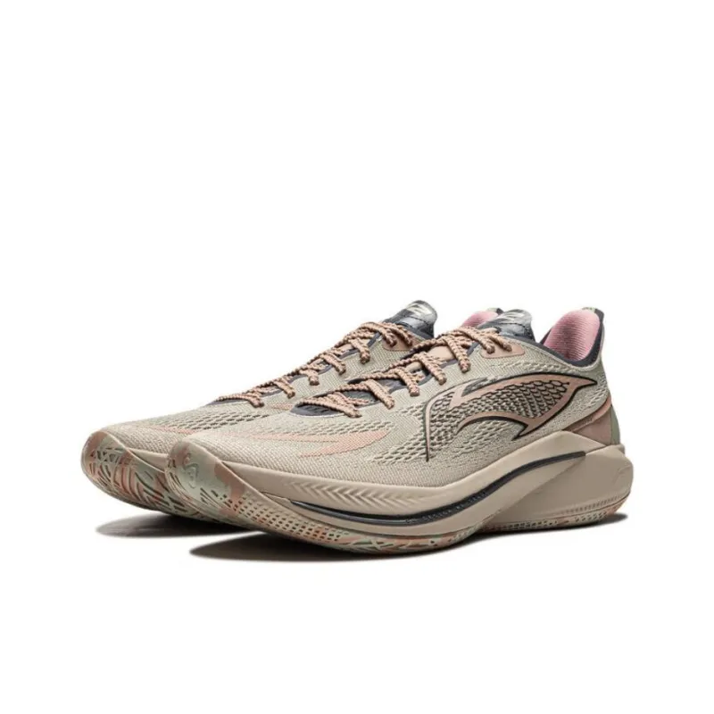 LiNing Speed Of Sound 12 V2 Cushioning Anti-Slip Wear-Resistant Breathability Low-Top Casual Running Shoes Men's Brown-2