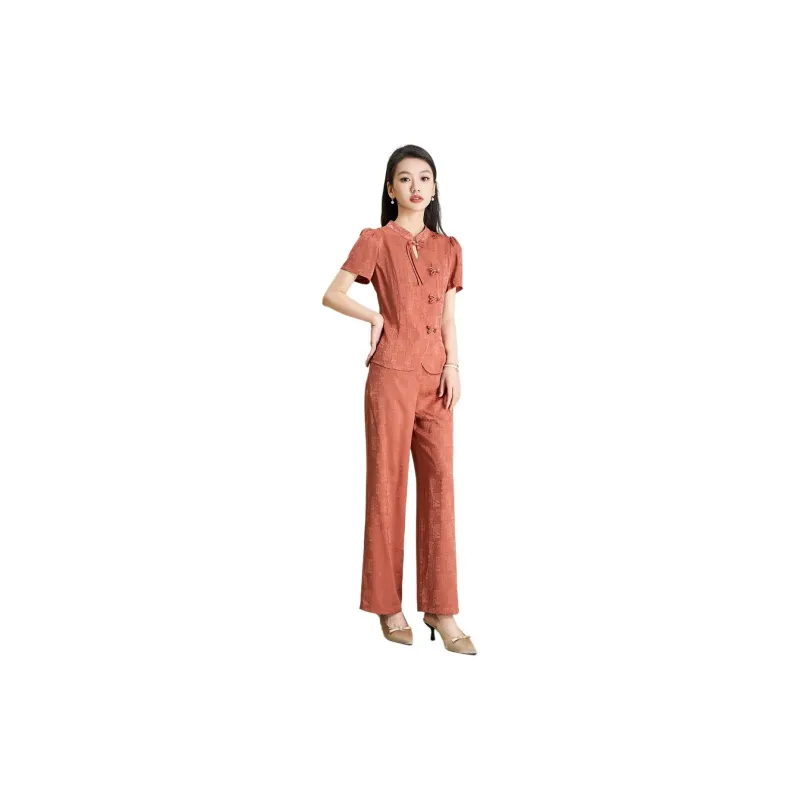 Mylan Casual Suit Women's Orange-1