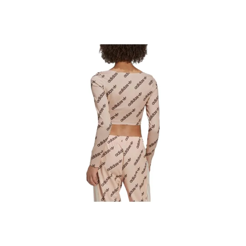 Adidas Originals T Shirt Women's Beige-2