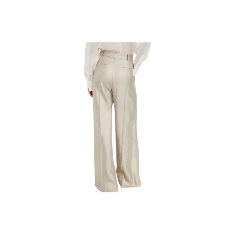 Brunello Cucinelli Laminated Effect Belt Looped Trousers-3