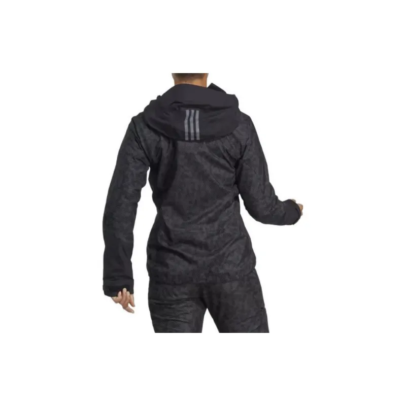 Adidas Terrex Techrock Rain Rdy Anorak Jackets Coats Women's Black-1