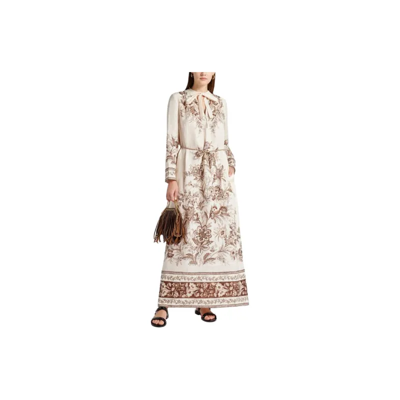 Zimmermann Junie Floral-print Linen Maxi Dress-1