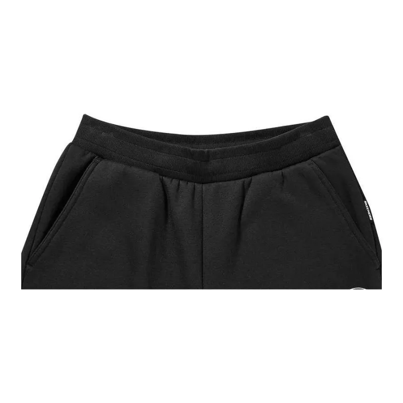 Skechers Colorful Knitted Sports Pants Women's Carbon Black-3