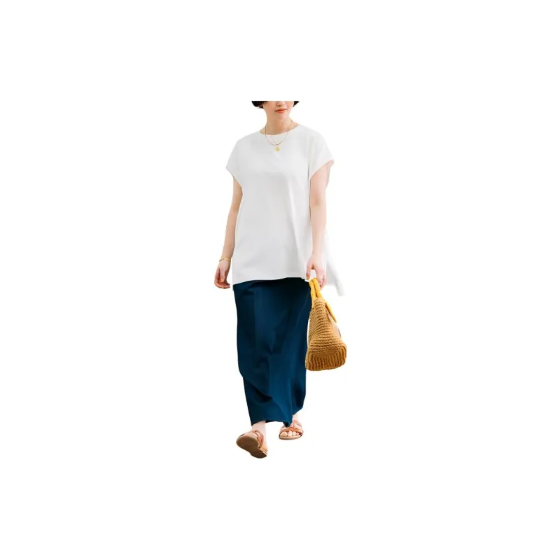 FREAK'S STORE Casual Long Skirt Women's Marine Blue-2