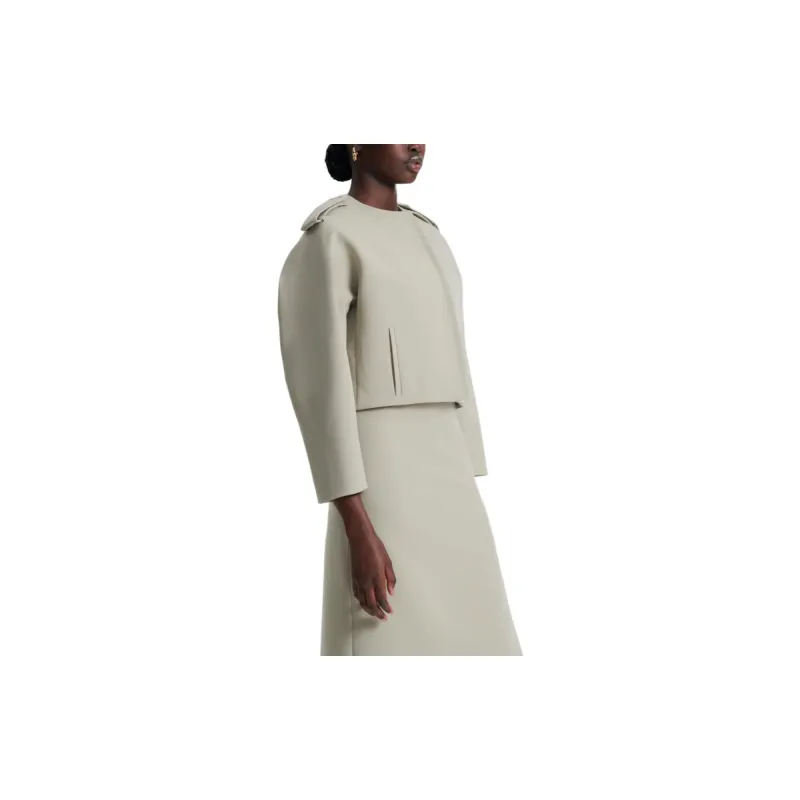 SCANLAN THEODORE Cady Cocoon Sleeve Jacket Jackets Coats Women's Baby Sage/Light Sage Green-3