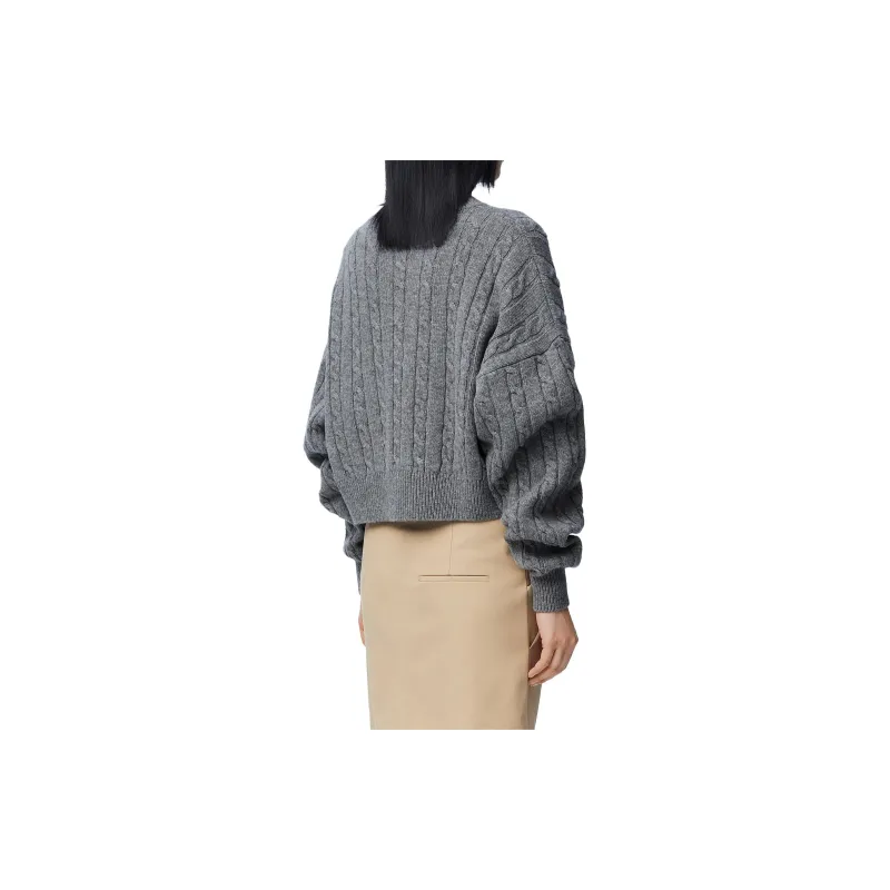 LOEWE Sweater 'Grey Melange'-2