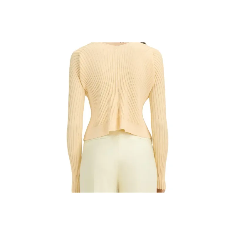 Jacquemus Logo Plaque Long Sleeved Cardigan-2