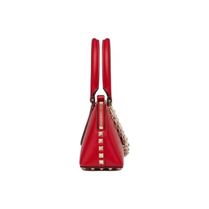 Valentino Garavani Rockstud East West Zip Up Tote Bag-2