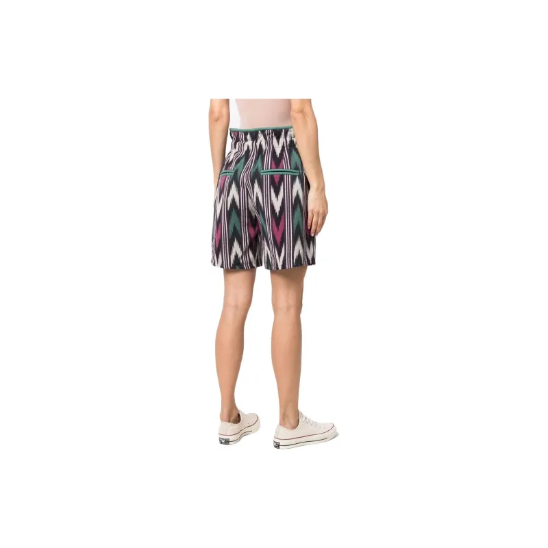 ISABEL MARANT High Waist Drawstring Shorts-2