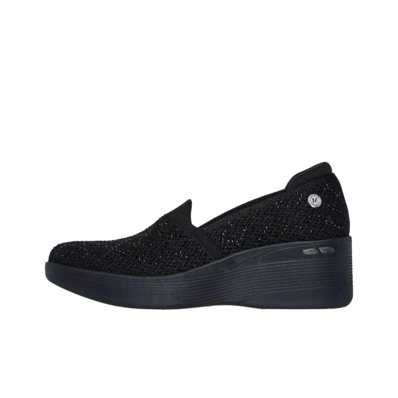 Skechers Pier Lite Anti-Slip Wear-Resistant Low-Top Casual Shoes Women's Black-0