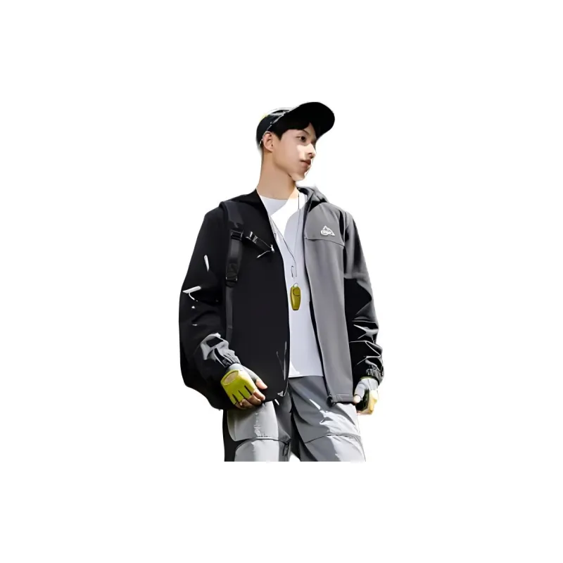 Erke Jackets Unisex Jet Black-2