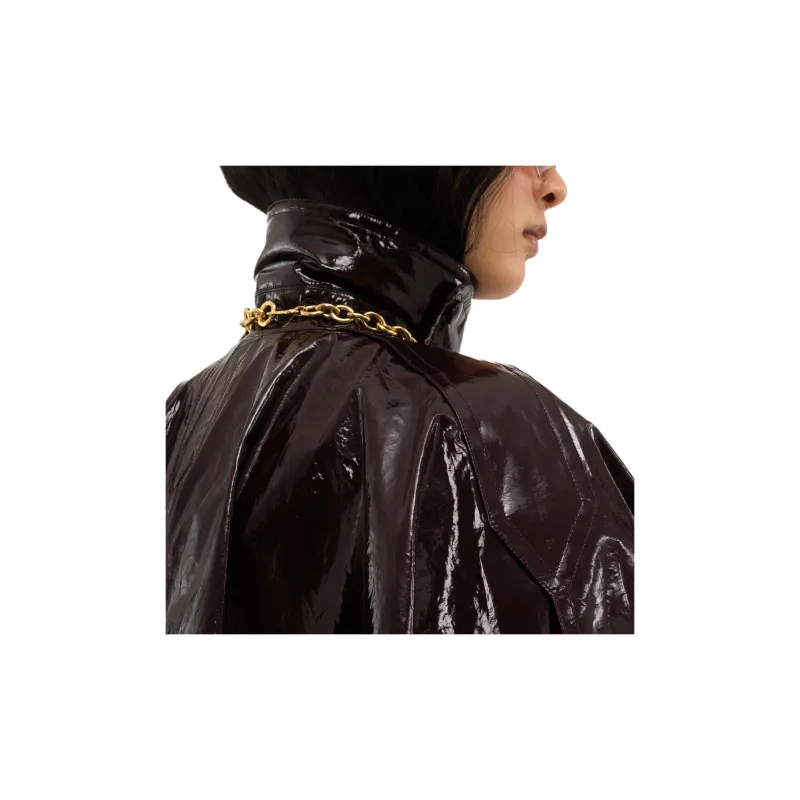 Chloé Collared Cape Jacket-4