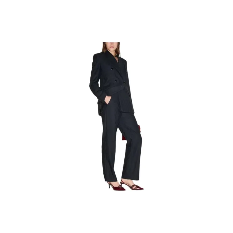 GUCCI Gg Wool Trousers-3