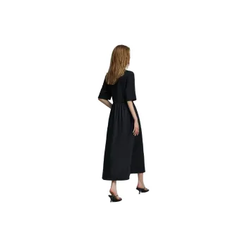 【dme】 Short Sleeved Dresses Women's Black
