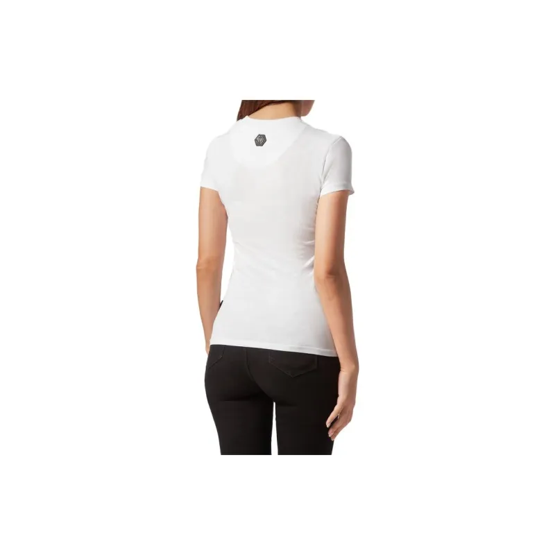 PHILIPP PLEIN Sexy Pure Fit Logo appliqué T shirt-3