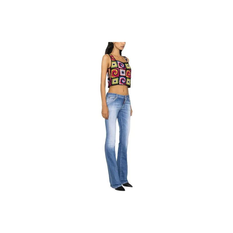 DSQUARED 2 Faded Boot cut Jeans-1