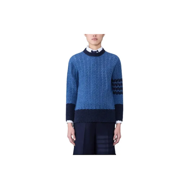 THOM BROWNE 4 Bar Striped Sweater-3