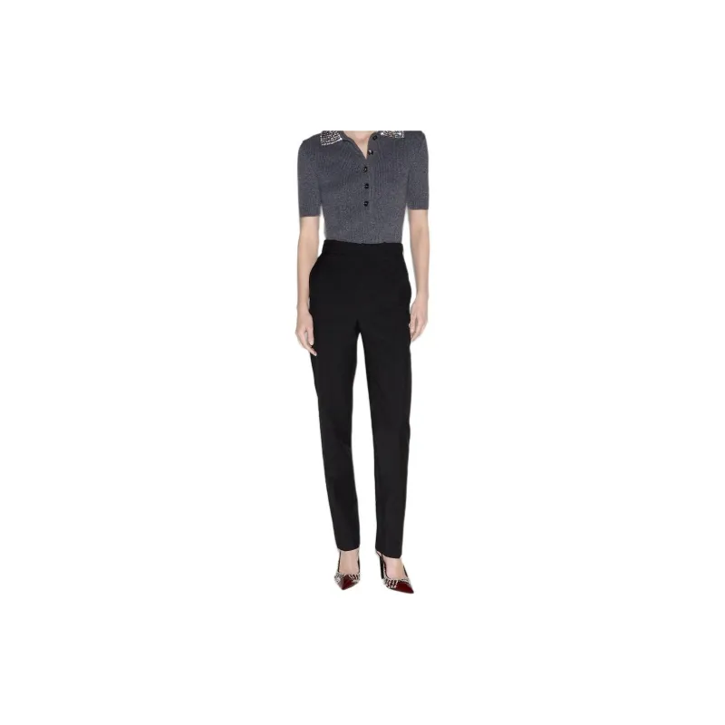 GUCCI FW24 Casual Pants Women's Black-1