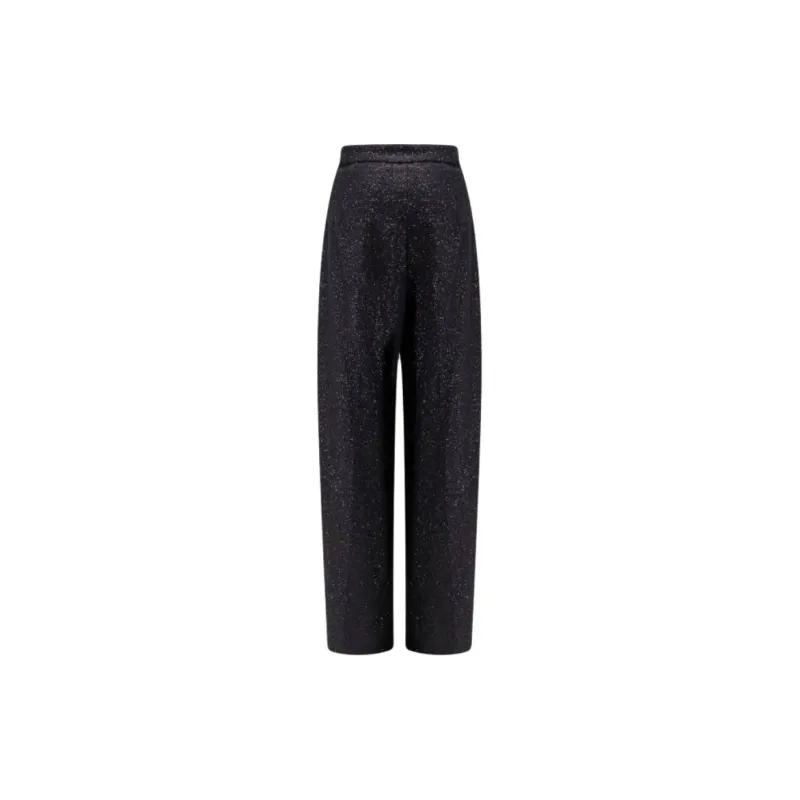 MaxMara Sequin Embellished Straight Leg Pants-1