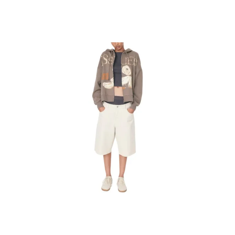 H&M Sweatshirt Women's Dark Taupe/Coen-1