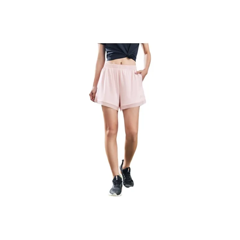Erke Casual Shorts Women's Peony Pink-2