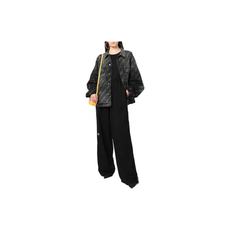 Balenciaga Jacket Loose Fit Style Women's Black-1