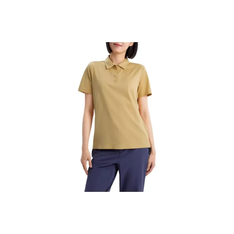 Columbia Transit SS24 Polo Shirt Women's Yellow-2