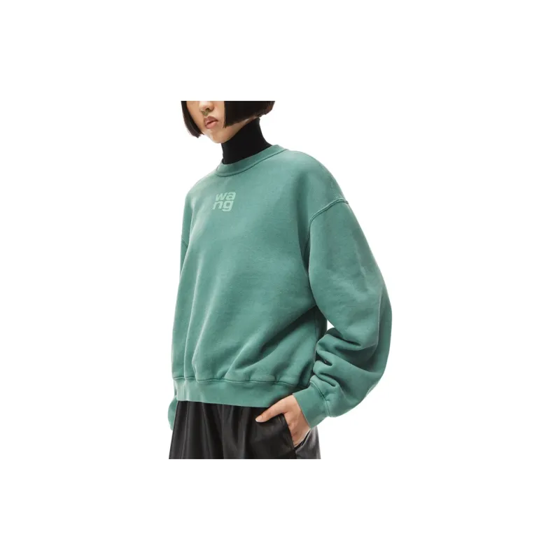 Alexander Wang Sweatshirts Women's Preppy Green-3