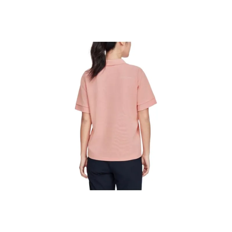 Skechers Polo Shirt Women's Candlelight Peach Pink-2