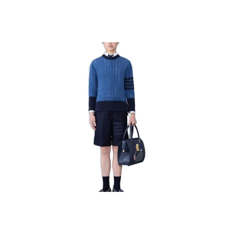 THOM BROWNE 4 Bar Striped Sweater-2