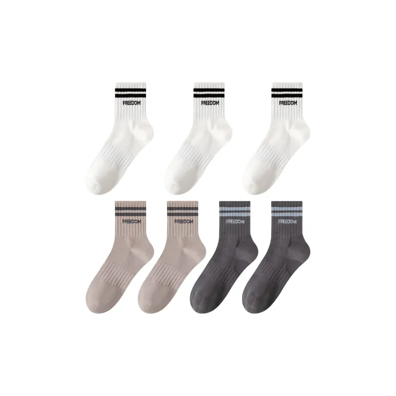 MIIOW Trend Party Series Mid Calf Socks Unisex 7 Pack-7